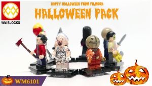 LeadingStar RC Authentic Wm Halloween Series Assembled Minifigure Building Blocks Children Puzzle Toys Birthday Gifts