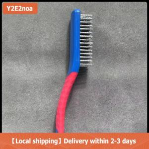 【Local shipping】 Heavy Duty Stainless Steel Wire Brush With Comfortable Plastic Handle Perfect For Removing Rust Welding Slag Dirt And Paint
