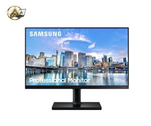 Samsung Professional Monitor with cityscape display black stand thin bezel. LED monitor - 24 1920 x 1080 Full HD 1080p 75 Hz IPS Used