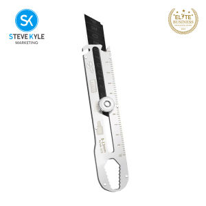Steve Kyle Multifunctional Utility Knife Retractable Stainless Steel Unboxing Paper Cutter Office School Stationery