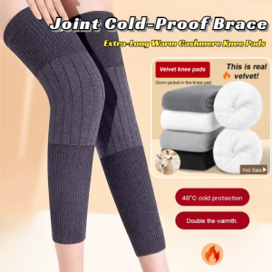 Autumn And Winter Extra-Long Warm Cashmere Knee Pads Elastic Compression Knee Protection Joint Cold-Proof Brace