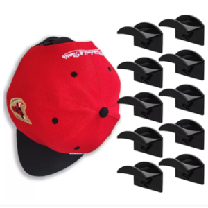 [Ready Stock+COD] 5pcs/pack Self Adhesive Door Wall Baseball Cap Hat Holder Storage Rack Baseball Caps Hanging Hooks 69 Ratings