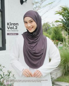 Khimar Hijab Instan Kiran Vol 2 by Arafa Hijan Bahan Jersey Korea