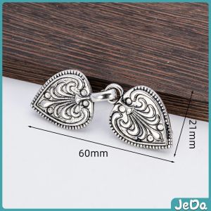 JD คลิปติดเสื้อกันหนาว คาร์ดิแกน ดอกไม้แกะสลักแบบย้อนยุค คลิปหนีบผ้าคลุมไหล่ Cardigan pin