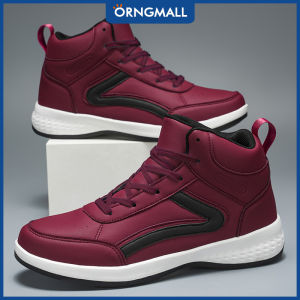 ORNGMALL Giày thể thao thường ngày cao cấp cho nam thời trang đường phố retro cổ điển phong cách tối giản thường ngày giày thể thao đa năng tất cả các mùa hình hình học giả da trên lót vải mũi tròn đế vải