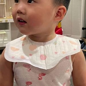 Baby Saliva Absorbent BIb Towel for Baby Saliva Bib for baby Momotaro Baby nd 10pcs