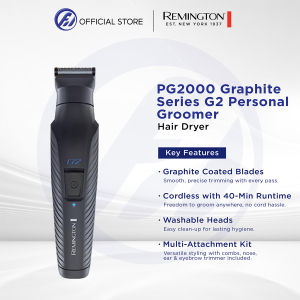Remington PG2000 Graphite Series G2  Personal Groomer |Multi-Grooming Kit
