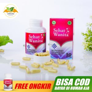 Obat Telat Datang Bulan Obat Kista  Pelancar Haid Pembersih Rahim Obat Miom Sehat Wanita Sehat Wanita Isi 50 Kapsul
