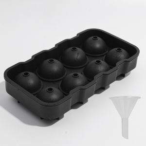 Square Ice Tray Mold / Food Grade Silicone Ice Cube Square Tray Mold / Summer Kitchen Supplies / Reusable DIY Ice Maker Mold / Silicone Ice Cube Container with Lid