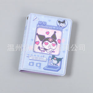 A00142 อัลบั้มรูปภาพ ลายการ์ตูนอนิเมะ SANRIO สําหรับเก็บสะสมการ์ด ‌อัลบั้มสะสมสติกเกอร์ สมุดเก็บรูปพกพา