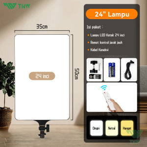 TNW Lampu Fotografi 24" LED Video Light Lampu Studio Produk Paket Studio Lighting Ringlight Besar Live Streaming