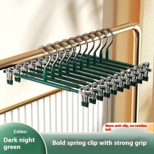 KUNOISE ไม้แขวนเสื้อกางเกงอเนกประสงค์กับคลิปทนทานสำหรับใช้ในบ้านออกแบบลื่น móc treo quần đa năng với kẹp chắc chắn cho sử dụng tại nhà thiết kế chống trượt