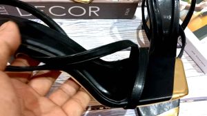 YY 08 Sandal Wanita Sandal heels tali 9cm