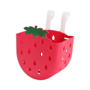 Không thấm nước nhựa xe đạp giỏ có thể tháo rời xe đạp phía trước tay lái giỏ trẻ em Xe đạp ba bánh giỏ