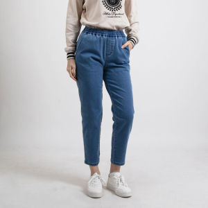 Forest Ladies Stretchable Denim Jersey Tapered Pants | Seluar Jeans Perempuan - 810489