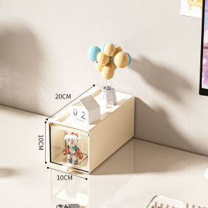 Desktop blind box display stand figure ladder storage box transparent dustproof storage box