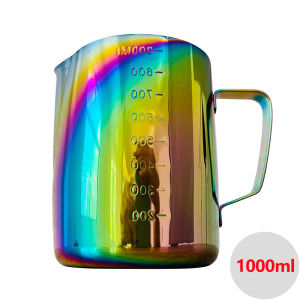 ❤️‍🔥Dual Capacity Unit Milk Frothing Pitcher Stainless Steel Milk Boiler Cup Jug Creamer Accessories Suitable for Barista Espresso Machines