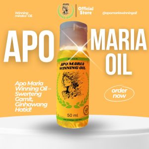 Apo Maria Winning Oil 60ml – Traditional Herbal Oil for Good Vibes Relaxation & Daily Refreshment