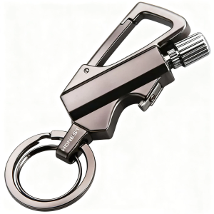 [Original 24 hours delivery] Multifunctional Keychain Kerosene Lighter Beer Bottle Opener Outdoor Portable Igniter Smoking Accessories Gadgets For Men