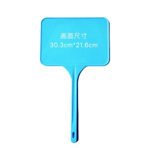 Tiang Iklan Plastik/Papan Iklan Genggam Tiang Plastik Untuk Papan Iklan Yang Dapat Diangkat Di Tangan