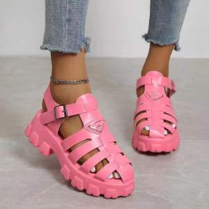 REAL PICT Sepatu Sandal Pria Wanita P Empuk Lentur Nyaman & Tidak Licin