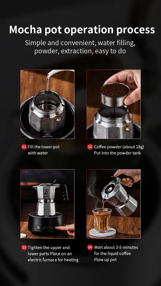 Brew Espresso Pot How To Use Stovetop Espresso Moka Coffee Maker