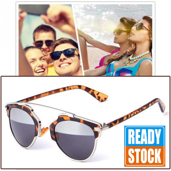 Maxglasiz Kacamata Hitam Vintage Sunglasses untuk Pria Wanita