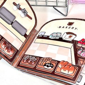 DISFUNNY Crayon Shin-chan Kids Quiet Book Handmade Montessori Sticker Book 3D Paper Anime Activity Books Girls