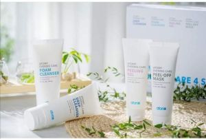 Tẩy tế bào chết dạng gel chiết xuất tự nhiên dịu nhẹ cho da mặt và body 120ml - Atomy Evening Care Peeling Gel - 애터미 이브닝케어 필링젤 - Атоми Ивнинг Кеар Пилинг Гель