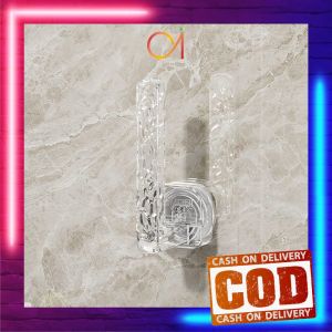 AI-C1280 Holder Gantungan Transparan Tempat Tisu Gulung Peralatan Rumah Tangga Tempel Dinding Dapur