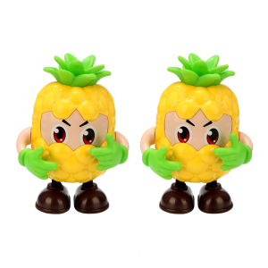 Multipurpose Lovely Dancing Pineapple Toy With Mimicry Functional and Colorful Lights for Kids Aged 3 and Up Use