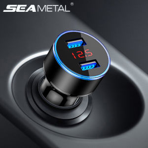 Màn Hình Hiển Thị Điện Áp Sạc Xe Hơi Sạc Nhanh 3.1A USB Kép 12V-24V