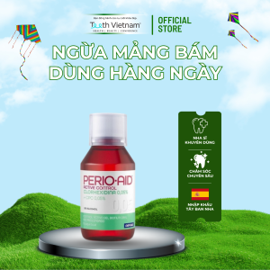 Nước Súc Miệng Perio-Aid Active Control Sạch Mảng Bám Sâu Răng Dùng Hàng Ngày - Chai 150mL