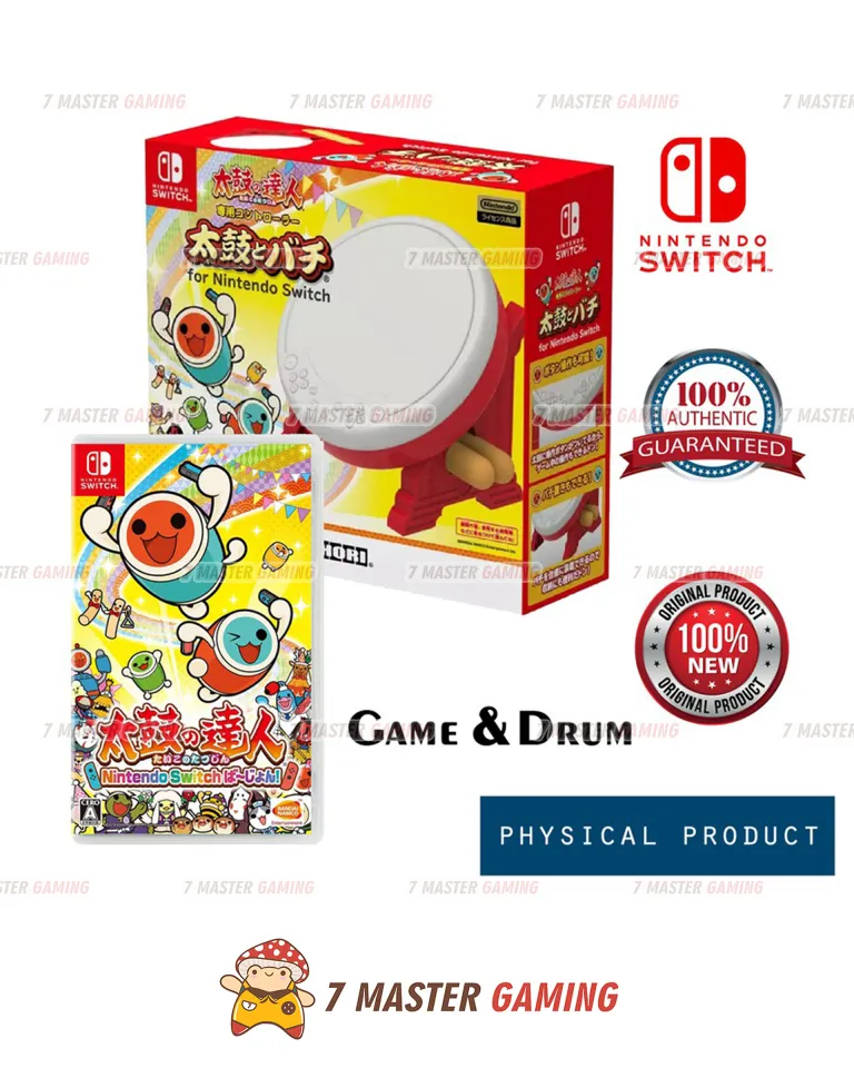 Taiko no Tatsujin: Drum n Fun! Hori Drum Set Nintendo Switch