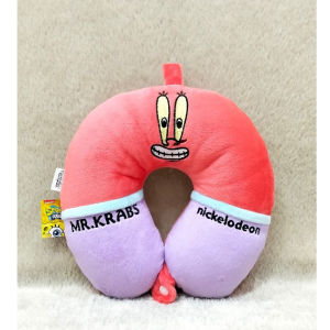 Bantal Leher Kancing Spongebob Patrik  Bantal Leher Spongebob Patrik
