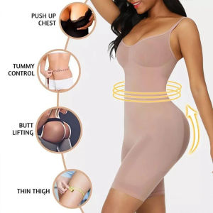ZEEMIN  Women Waist Trainer Butt Lifter Seamless Bodysuit Shapewear Body Shaper Strappy-Back Chest Enhancing Corrective Underwear Corset