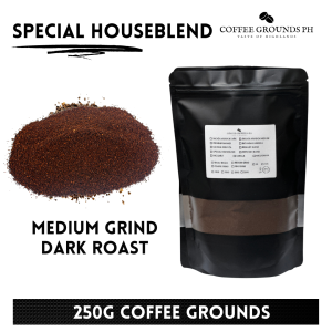 Coffee Grounds PH - Special Houseblend 250g | Medium Grind Coffee x Dark Roast | Organic Coffee in Resealable Pouch
