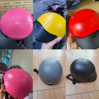 Nón Bảo Hiểm Sơn Mẫu Trơn (Nhiều Màu) và Loại có lỗ thông gió
