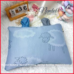 🌙BÉ NGỦ NGON🌙Gối Nằm Băng Lạnh Cho Bé Siêu Mát Êm Ái Gối Kèm Ruột Lông Vũ Cao Cấp _ Nemtot Bedding