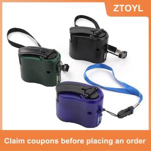 【ZTOYL】 Khẩn cấp ngoài trời Hand Crank Power Dynamo sạc khẩn cấp 5.5V sạc du lịch ngoài trời Survival phụ kiện
