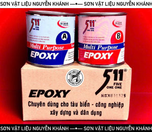 Keo AB Epoxy 511 (675g) | Keo Dán Đá Dán Nhựa Dán Gỗ Dán Kim Loại Siêu Chắc Siêu Bền