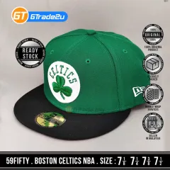 New Era 59Fifty Boston Celtics NBA Green Fitted Cap Size 7 1 8 READY STOCK Lazada