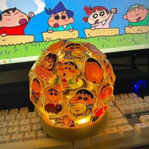 ANIME FAN เครยอนชินจัง DIY Crayon Shin-Chan โคมไฟ Sakurada Nene Nohara Shiro ชุดแพคเกจวัสดุโคมไฟ สร้างสรรค์และสร้างสรรค์ Sato masao ของเล่นเด็ก DIY ของขวัญวันเกิดของขวัญ