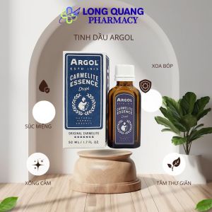 Tinh dầu Argol Carmelite EssenceThư Giãn Hỗ Trợ ngừa Các Bệnh Hô Hấp Cảm Cúm 50ml DATE(02/2028