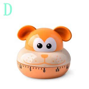 YOUYO Funny Animal Mechanical Timer 60Minutes Cartoon Cooking Timer New Year Gift Cute Time Management Tool Children