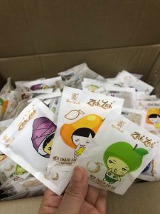 Thạch Zai Zai Đức Hạnh Thanh Vuông Hương Vị Trái Cây Mix Nhiều Vị Vào 1kg
