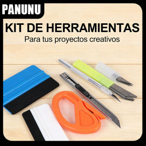 Car Window Tinting Tool Kit - Special Tools for Applying Car Window Sun Film Including Hard Scrapers