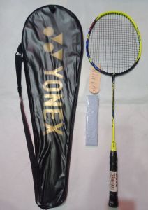 RAKET BADMINTON PAKETAN SUDAH TERPASANG SENAR BINUS TAS GRIP REMAJA ANAK DAN PEMULA