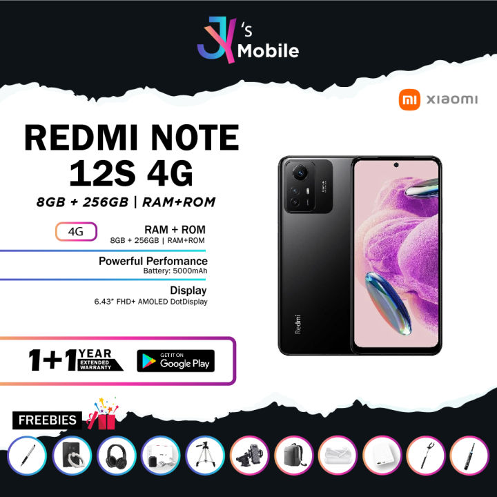 Redmi Note 12S 4G [8GB RAM 256GB ROM] Original Xiaomi Malaysia Lazada