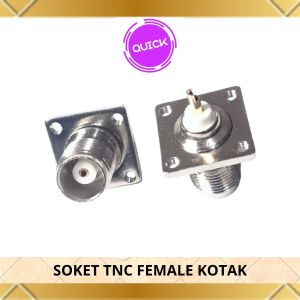 SOKET KONEKTOR BODY TNC FEMALE MODEL KOTAK